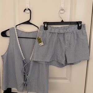 Striped Blue Sleepwear Set (2 for 1)